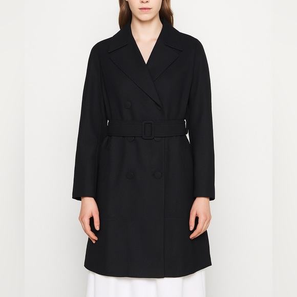 Alaia Coat Jacket Trench Belted Double Breasted - Picture 1 of 9